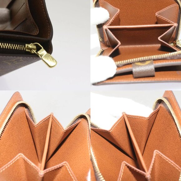 LOUIS VUITTON Monogram Compact Zip Wallet M61667 LV Auth am5633M - Picture 15 of 16